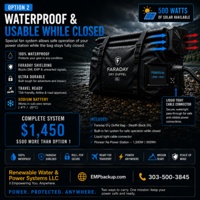 Waterproof Power Option 2
